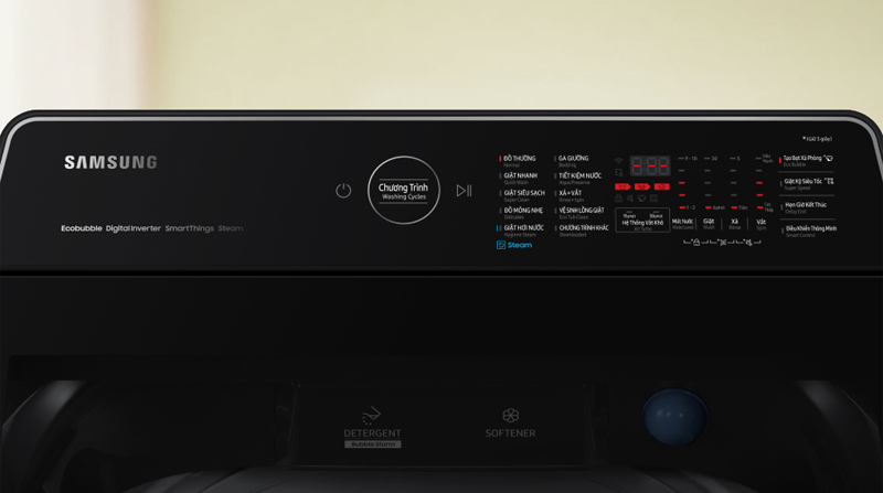 Bảng điều khiển cảm ứng và màn hình LED hiển thị rõ nét