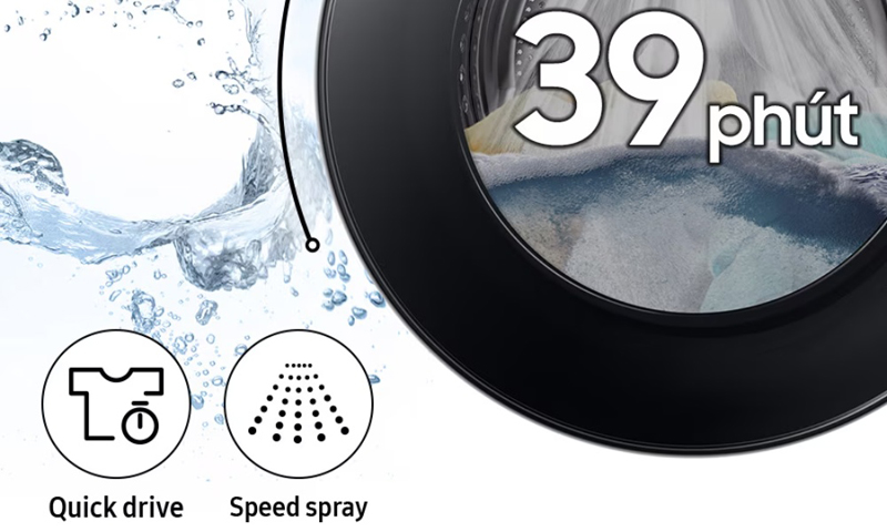 Máy giặt Samsung AI inverter 10 kg WW10DG6U34LESV - Hàng chính hãng