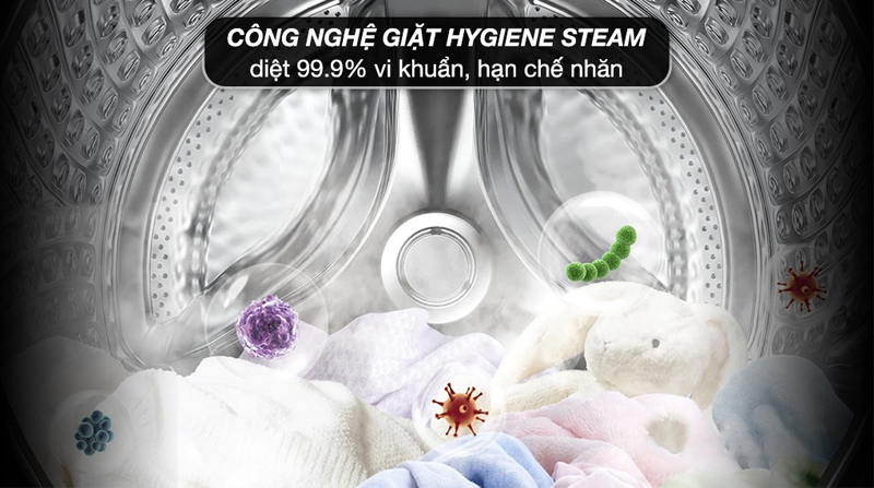 Máy giặt Samsung Inverter 19 kg WA80F19B9BSV  - Hàng chính hãng