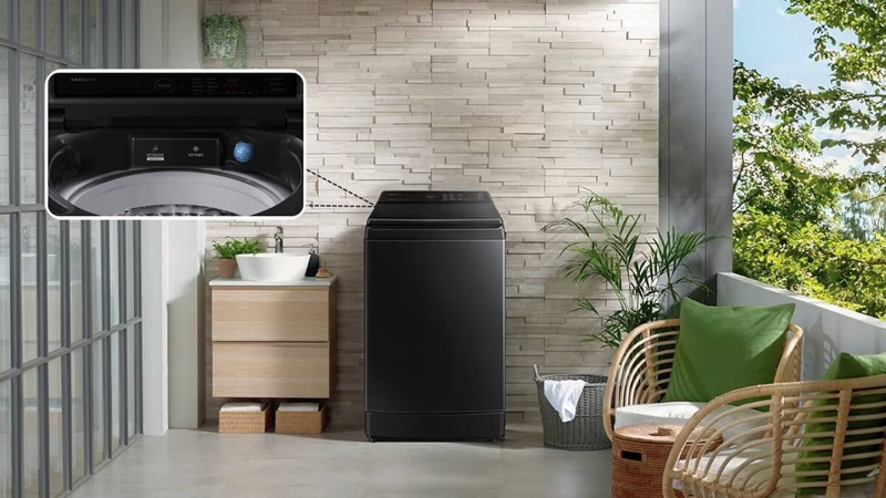 Máy giặt Samsung Inverter 14 kg WA14CG5745BVSV - Hàng chính hãng