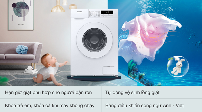 Máy có nhiều tính năng thông minh và tiện ích