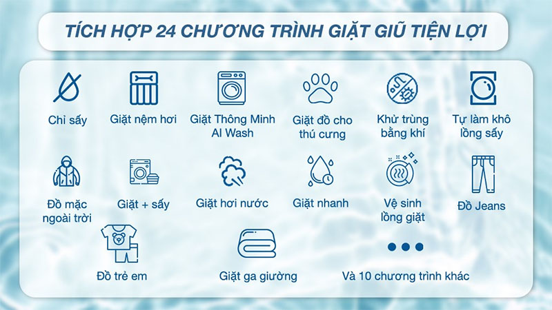 Máy giặt sấy Bespoke AI Inverter giặt 21kg - sấy 12kg Samsung WD21B6400KV/SV - Hàng chính hãng