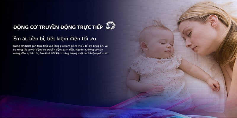 Máy giặt sấy Inverter giặt 13 Kg - sấy 8 Kg Aqua AQD-DH1300H.PS - Hàng chính hãng