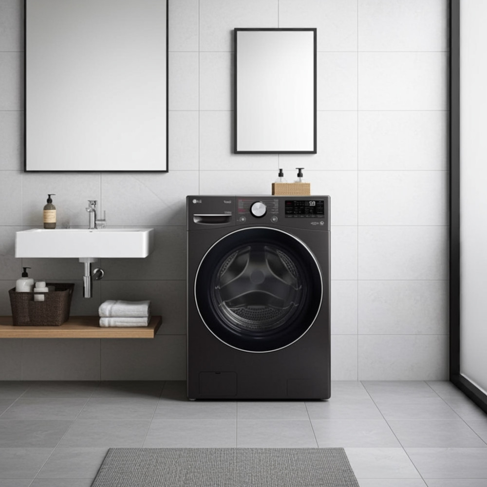 Máy giặt sấy LG inverter giặt 15 kg - sấy 8 kg F2515RNTG - Hàng chính hãng