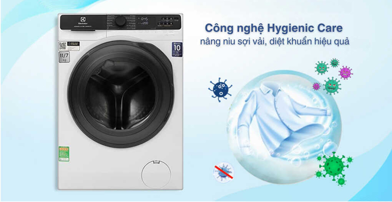 Máy giặt sấy Electrolux inverter EWW1123P5WC - Hàng chính hãng