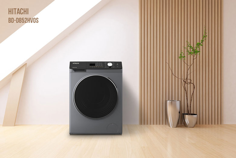 Máy giặt sấy Hitachi inverter BD-D852HVOS - Hàng chính hãng
