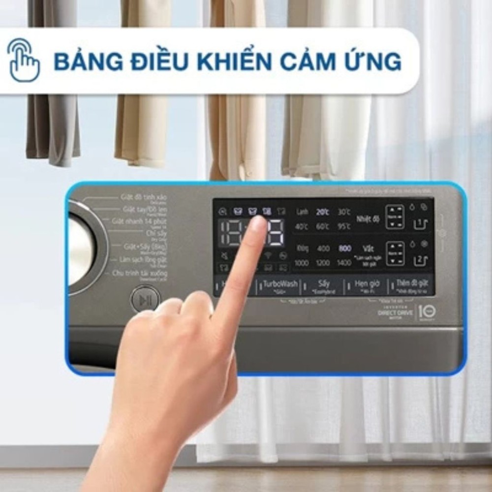 Máy giặt sấy LG inverter  FV1414H3BA - Hàng chính hãng