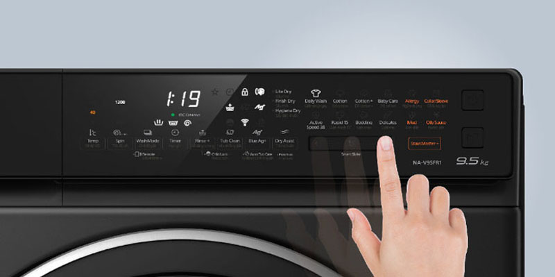 Máy giặt Panasonic Inverter 9.5 kg NA-FD95V1BRV - Hàng chính hãng