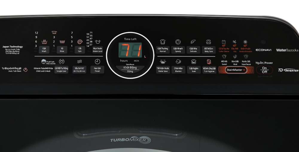 Máy giặt Panasonic Inverter 9.5 kg NA-FD95V1BRV - Hàng chính hãng