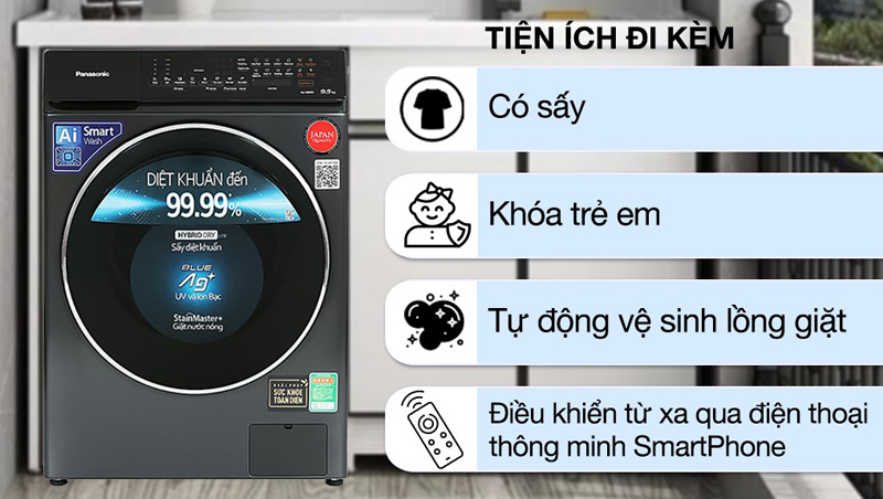 Máy cũng được trang bị một số tính năng thông minh khác