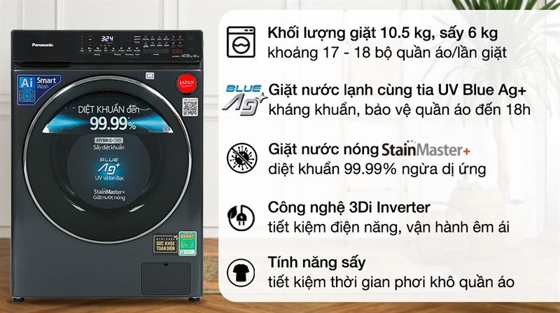 Máy có nhieuf tính năng thông minh