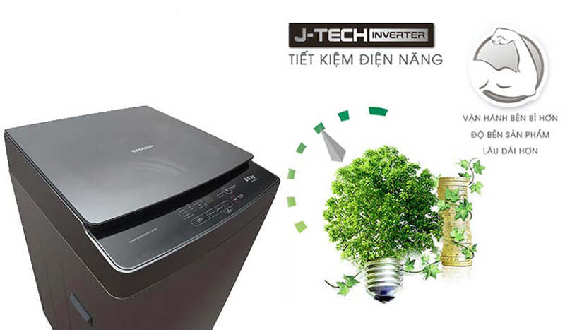 Công nghệ J-tech inverter, vận hành êm ái, tiết kiệm điện năng