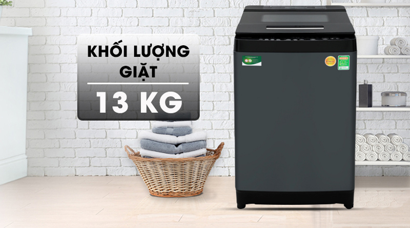 Khối lượng giặt 13 kg, phù hợp cho gia đình trên 8 người