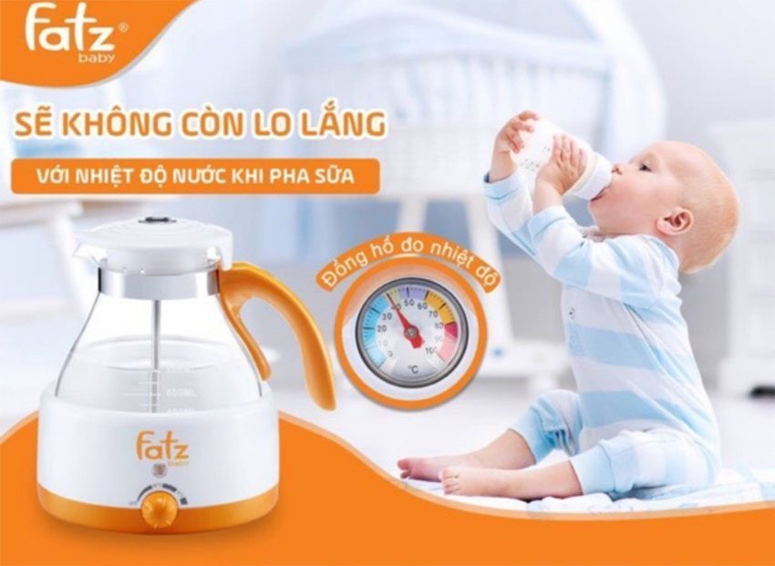 Máy hâm nước pha sữa FatzBaby FB3005SL - Hàng chính hãng
