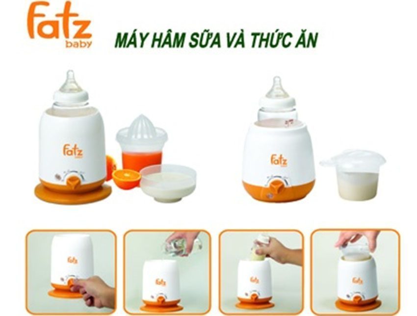 Máy hâm sữa 4 chức năng FatzBaby FB3002SL - Hàng chính hãng