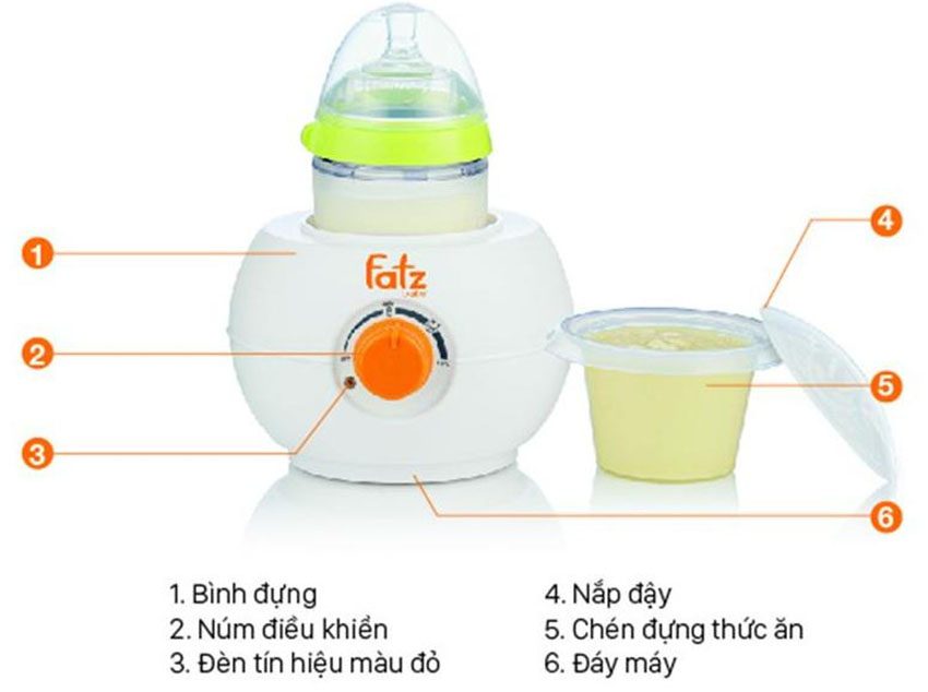 Máy hâm sữa FatzBaby FB3027SL - Hàng chính hãng