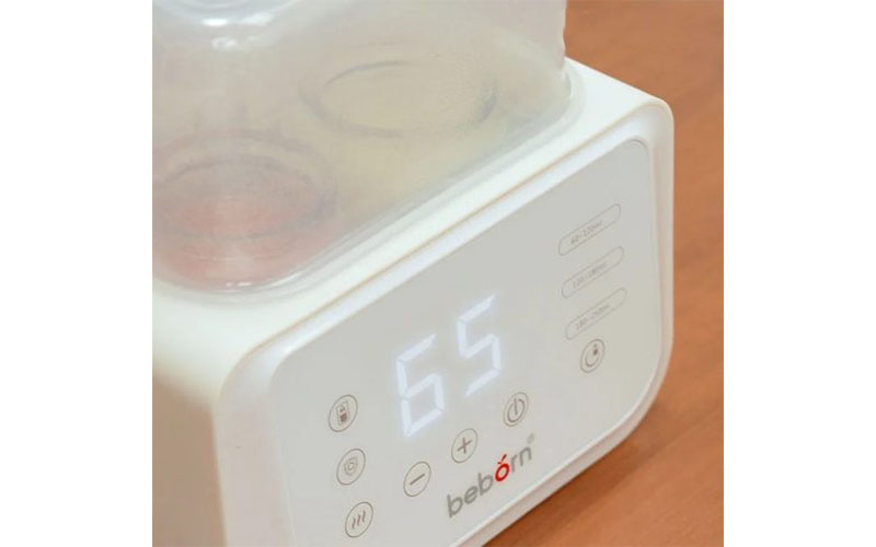Máy hâm sữa tiệt trùng thông minh 2 bình Beborn Duppio 1 DBW01TN - Hàng chính hãng