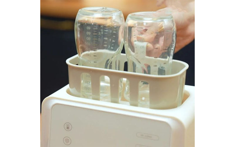 Máy hâm sữa tiệt trùng thông minh 2 bình Beborn Duppio 1 DBW01TN - Hàng chính hãng