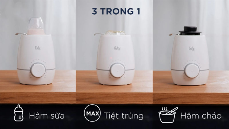 Máy hâm sữa và tiệt trùng Mono 10 Fatzbaby FB3053SJ - Hàng chính hãng