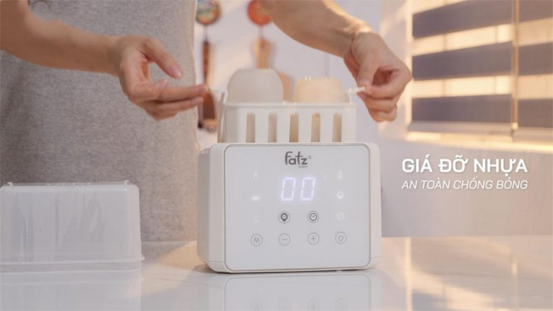 Máy hâm sữa tiệt trùng điện tử Duo 3 Fatzbaby FB3093VN - Hàng chính hãng