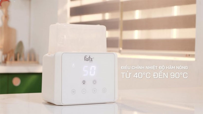 Máy hâm sữa tiệt trùng điện tử Duo 3 Fatzbaby FB3093VN - Hàng chính hãng