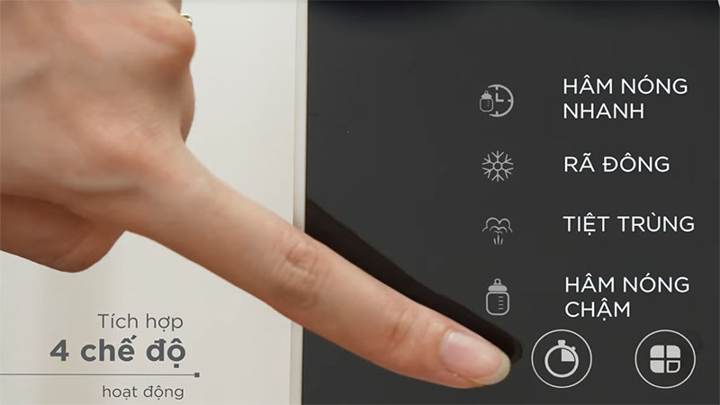 Máy hâm sữa và tiệt trùng điện tử Duo 9 Fatzbaby FB3095KB - Hàng chính hãng