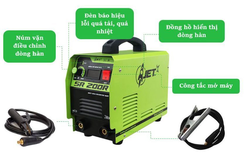 Chi tiết của máy hàn điện tử Hồng Ký SR-200R