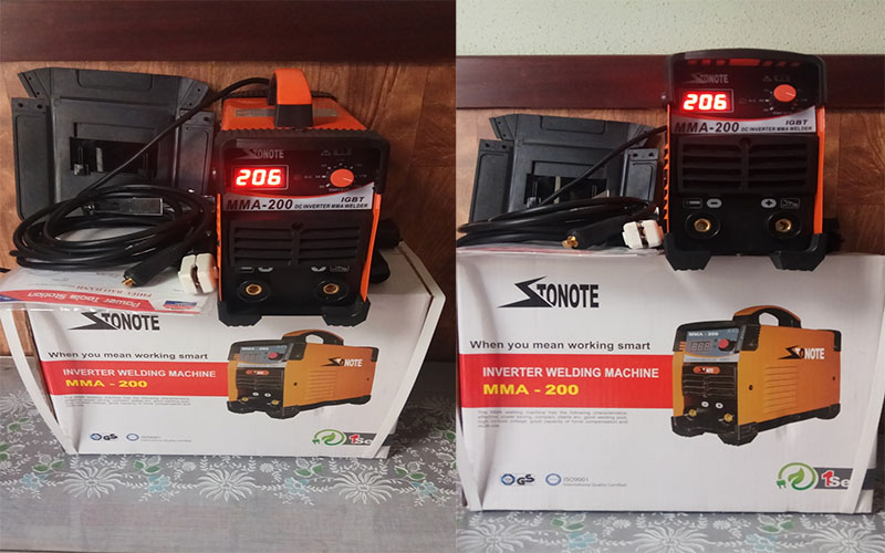 Máy hàn que điện tử Stonote MMA200 - Hàng chính hãng