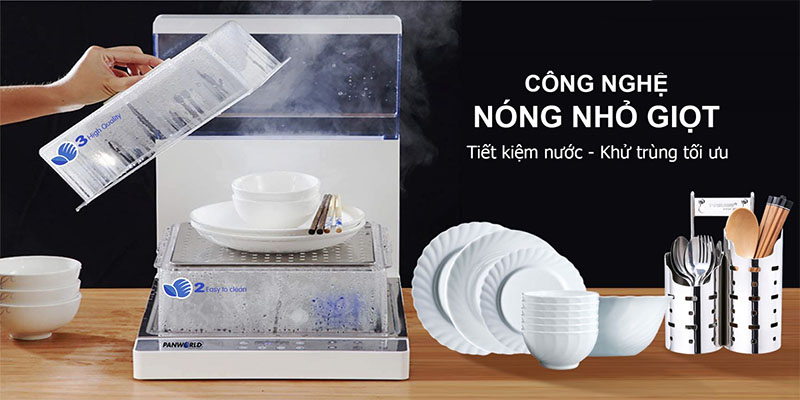 Máy hấp điện gấp gọn Panworld PW-2324 - Hàng chính hãng
