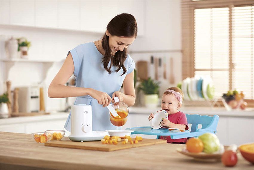 Máy hấp và xay thức ăn 2 in 1 Philips Avent SCF862/02 - Hàng chính hãng