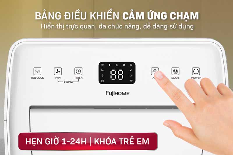 Máy hút ẩm Fujihome DH18W - Hàng chính hãng