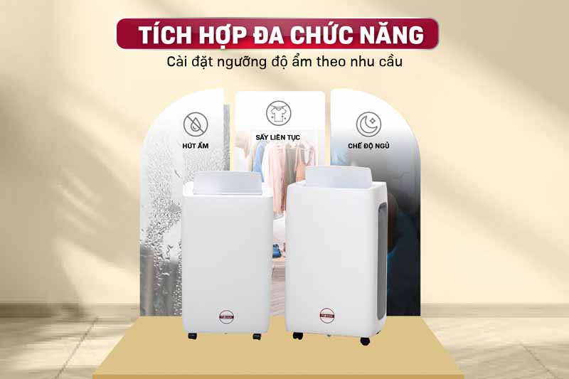 Máy hút ẩm Fujihome DH18W - Hàng chính hãng