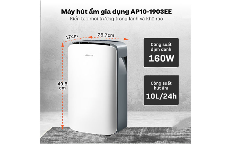 Máy hút ẩm Airplus AP10-1903EE - Hàng chính hãng