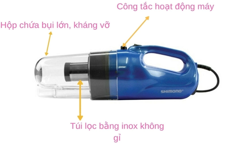 Máy hút bụi cầm tay Shimono SVC1016-C - Hàng chính hãng