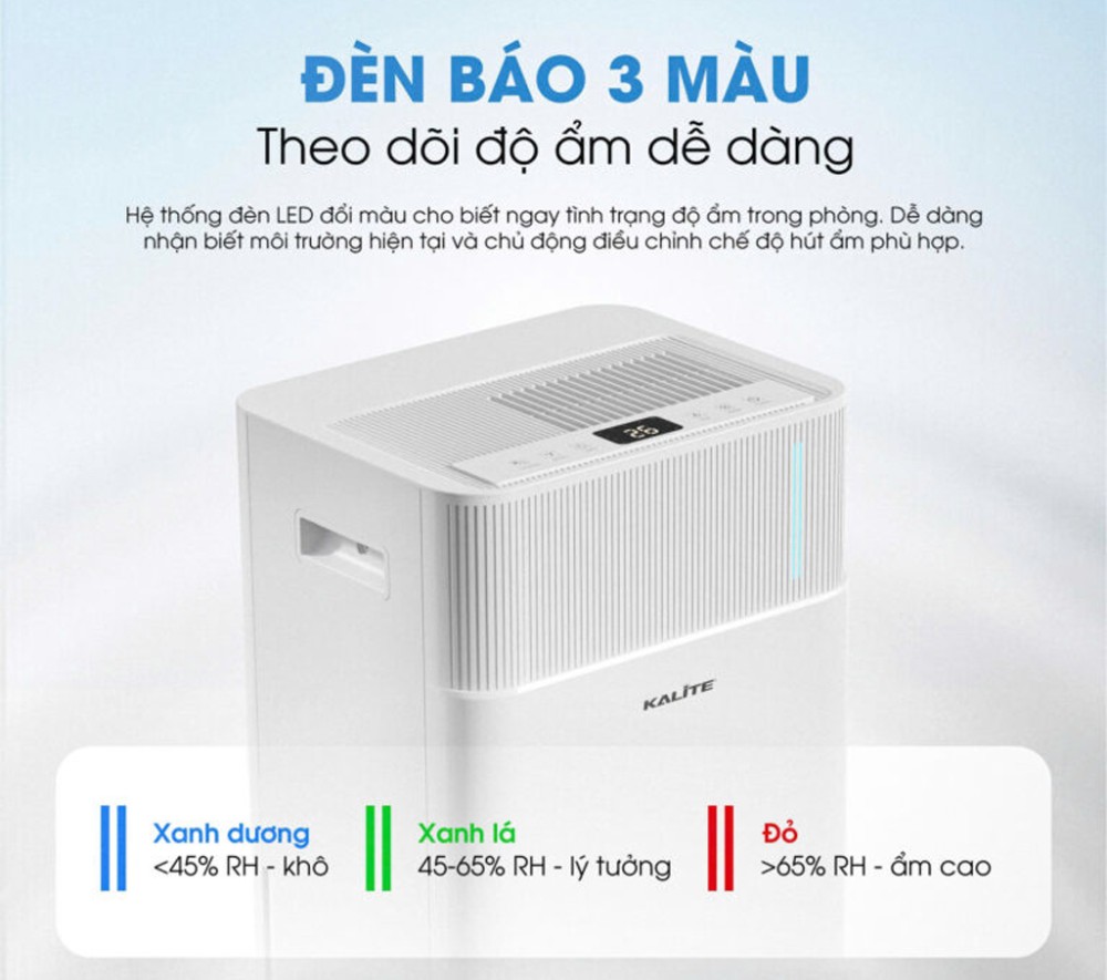 Máy hút ẩm Kalite DrySense-A6 - Hàng chính hãng