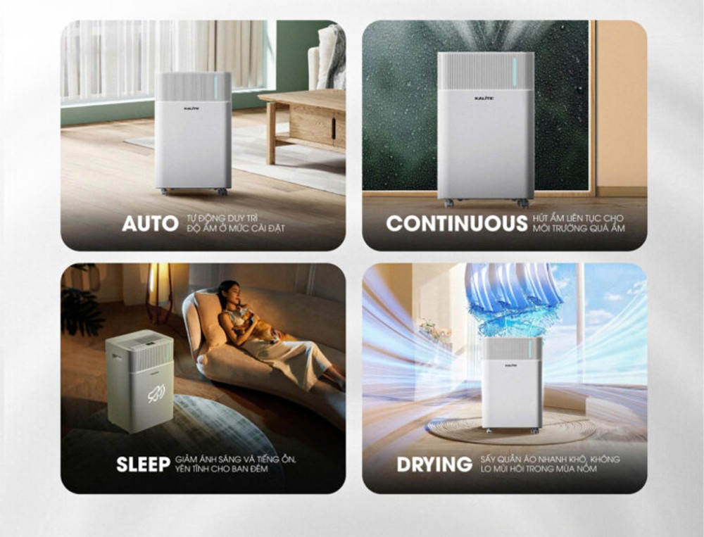 Máy hút ẩm Kalite DrySense-A6 - Hàng chính hãng