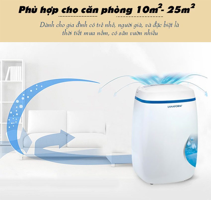 Máy hút ẩm Lanaform S1 LA120502 - Hàng chính hãng