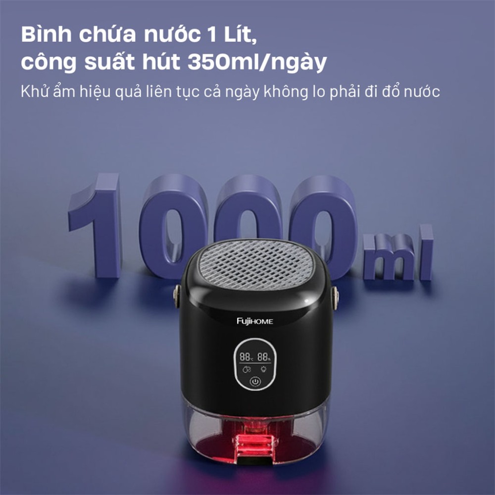 Máy hút ẩm bán dẫn mini Fujihome DHP035-MINI - Hàng chính hãng