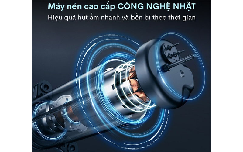 Động cơ của Máy hút ẩm công nghiệp Fujihaia DH55BL
