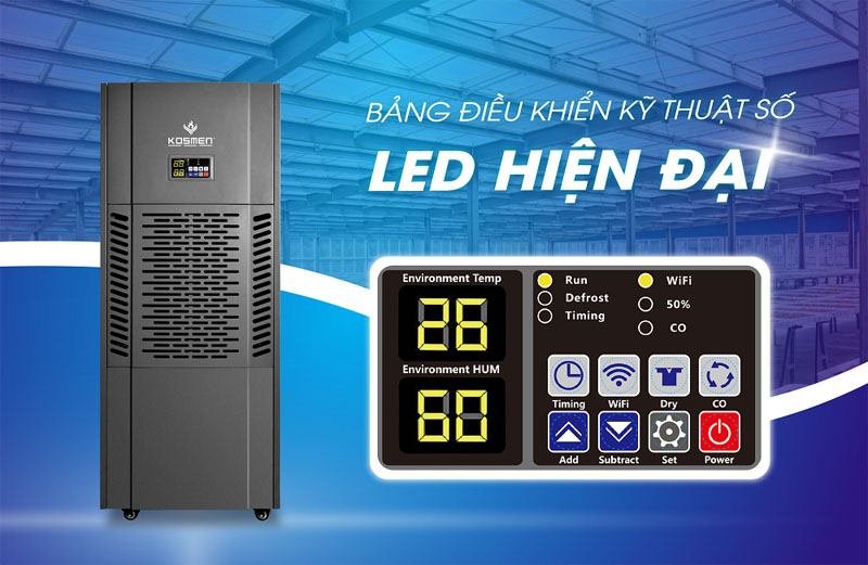 Máy hút ẩm công nghiệp Kosmen KM-250S - Hàng chính hãng