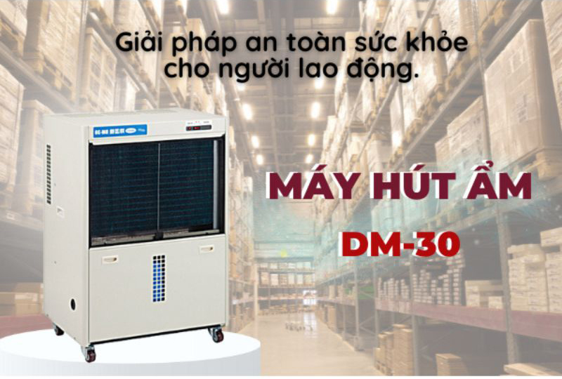 Máy hút ẩm công nghiệp Nakatomi DM-30 - Hàng chính hãng