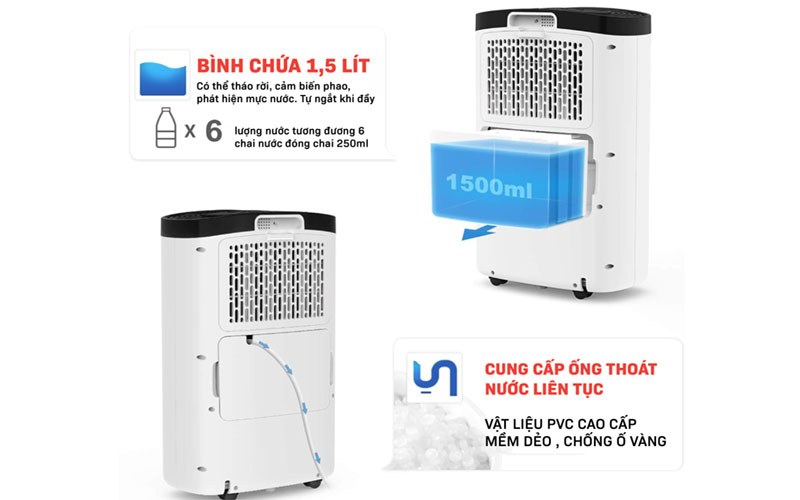 Máy hút ẩm dân dụng Airplus AP10-1907EE - Hàng chính hãng