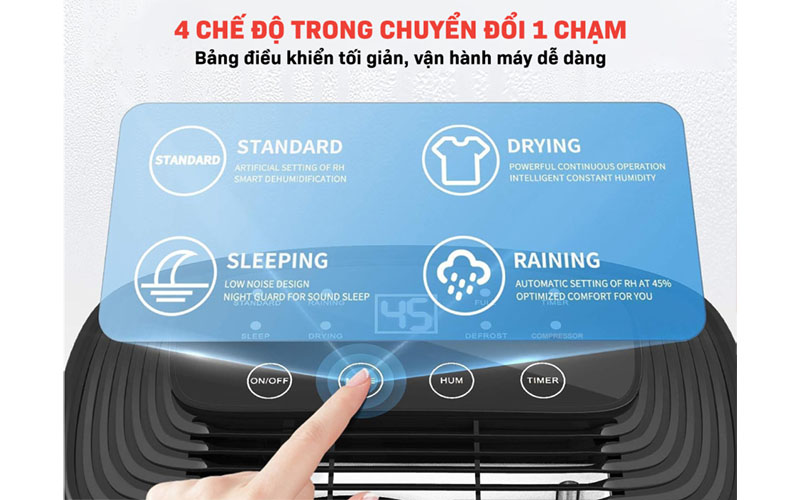 Máy hút ẩm dân dụng Airplus AP10-1907EE - Hàng chính hãng
