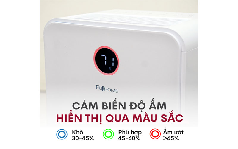 Cảm biến độ ẩm của Máy hút ẩm dân dụng Fujihome DH16W