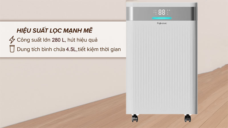 Máy hút ẩm dân dụng Fujihome DH20NW - Hàng chính hãng