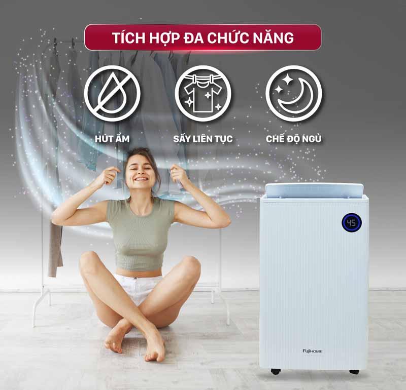 Máy có nhiều tính năng thông minh đi kèm