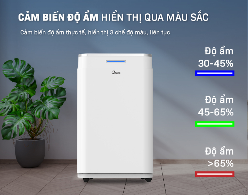 Máy hút ẩm dân dụng FujiE HM-918EC-N - Hàng chính hãng