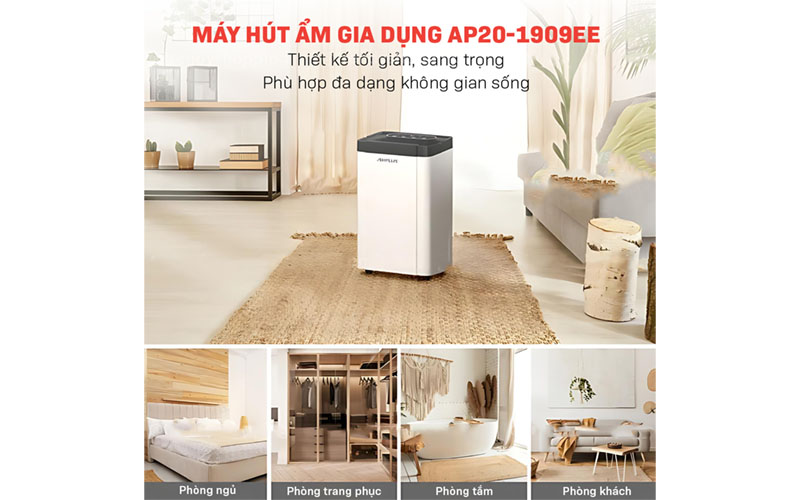 Máy hút ẩm lọc không khí Airplus AP20-1909EE - Hàng chính hãng