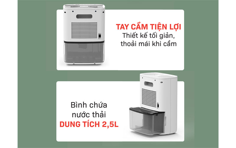 Máy hút ẩm lọc không khí Airplus AP01-908EA - Hàng chính hãng