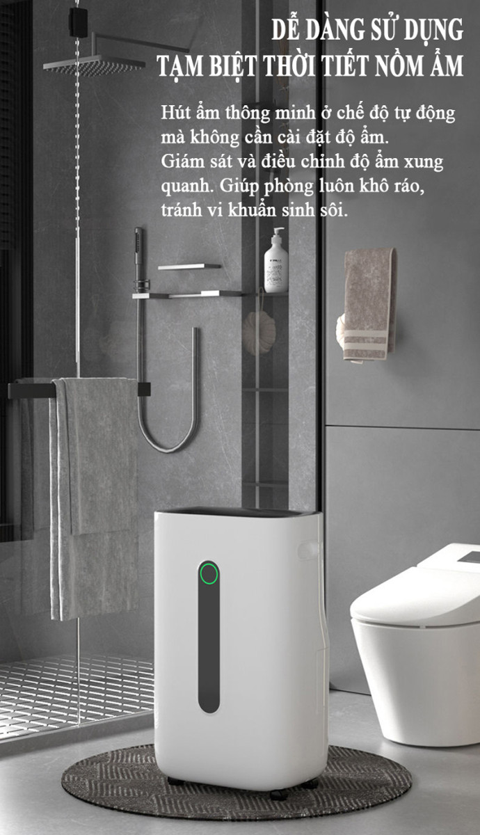 Máy hút ẩm và lọc không khí Tiross TS8871 - Hàng chính hãng